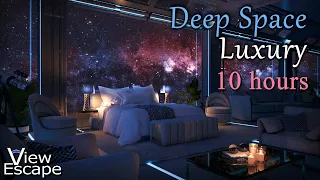 Deep Space Luxury | White and Grey Noise Ambience | Relaxing Sounds of Space Flight | 10 HOURS