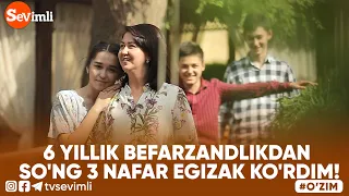 O'ZIM - 6 YILLIK BEFARZANDLIKDAN SO'NG 3 NAFAR EGIZAK KO'RDIM!