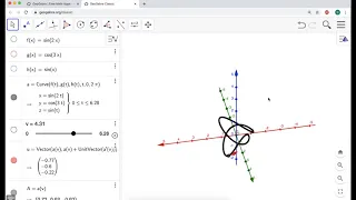 TNB-Frame (Frenet-Serret Frame) with GeoGebra 3D