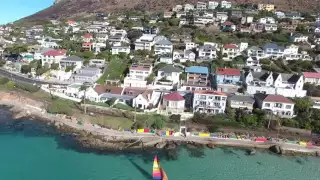 Fish Hoek with the Drone.