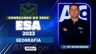 Concurso ESA 2023 - Começando do Zero - Geografia - AlfaCon