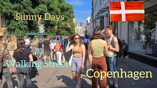 Finally Sunny Days🇩🇰 Copenhagen|Walking Street|Strøget#denmark#copenhagen#travel#shopping#walking