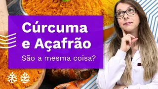 Cúrcuma ou Açafrão? Descubra Qual a Diferença Entre Cúrcuma e Açafrão! [Nutri Responde]