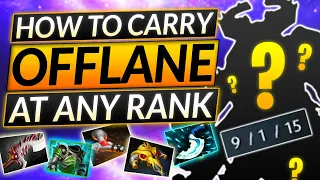HOW to CARRY from OFFLANE at ANY RANK - Dota 2 Guide - Underlord Tips
