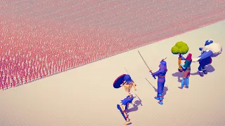 ALL 4 GIANTS vs 100x WEAKEST UNITS ARMIES - Totally Accurate Battle Simulator TABS