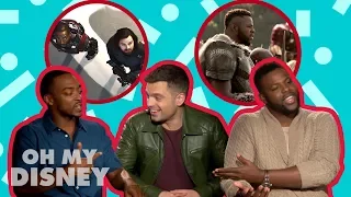 Winston Duke, Anthony Mackie, and Sebastian Stan Tell All | Oh My Disney Show by Oh My Disney