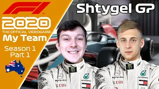 F1 2020 MY TEAM CAREER Part 1 | Welcome to Shtygel GP