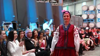 Ukrainian ethnic costumes collection at the Metropolitan Fashion Week Seattle