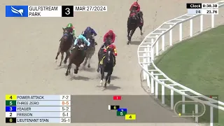 Gulfstream Park Carrera 3 - 27 de Marzo 2024