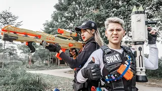 LTT Game Nerf War : Warriors Couple SEAL X Nerf Guns Fight Mr Zero Crazy Million Dollar Mission