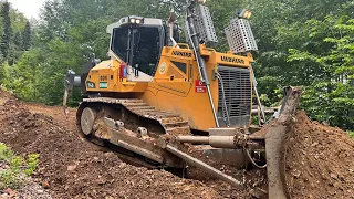 Lıebheer 746 ile yol tamiri #heavyequipment #automobile #bulldozer #liebherr #excavator #jcb