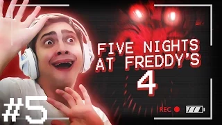 O PESADELO! - FIVE NIGHTS AT FREDDY'S 4 (NOITE 6 e 7)