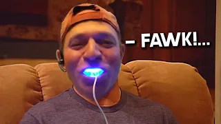 Lorne Armstrong - sting house with teeth whitening device