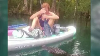 Paddleboarder recounts close call with alligator