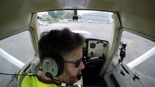 First solo flight in a Cessna 152 at Elstree