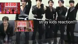 Stray Kids reaction when BTOB perform there hit song BACK DOOR!!! #straykids #btob #stay #melody