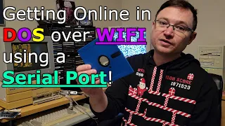 Wireless MS-DOS Networking using a Serial Port and an ESP8266!