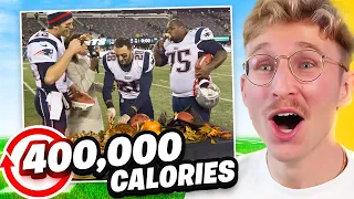 Here's what an NFL Team Eats in a day...