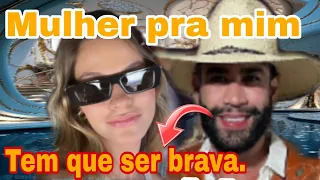 Gusttavo Lima disse se a mulher não for BRAVA não tem GRAÇA! Andressa Manda Nele.