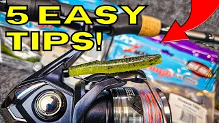 5 SIMPLE Spring Ned Rig TIPS (CATCH MORE FEESH!)