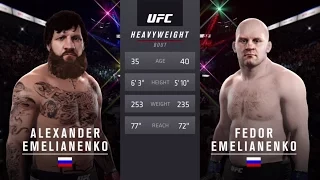 Fedor Emelianenko vs. Alexander Emelianenko - Crazy UFC 👊🤪