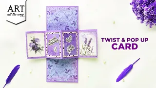 Twist And Pop Up Card | Birthday Card | Easy Paper Craft | Pop Up Card Tutorial | @VENTUNOART