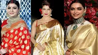 Bollywood Actress And Their Royal Wedding Reception Look