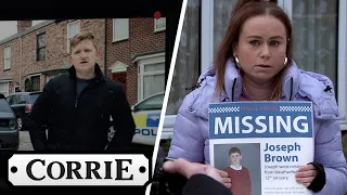 Chesney and Gemma Launch a TV Appeal to Find Joseph | Coronation Street