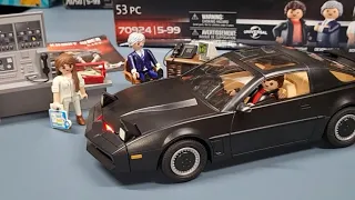 KNIGHT RIDER K.I.T.T. (PLAYMOBIL SET #70924) REVIEW - plus compared to 2012 Diamond Select KITT