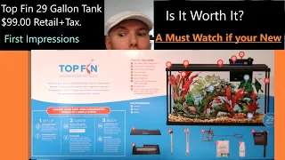 Top Fin 29 gallon Kit, Pros and Cons