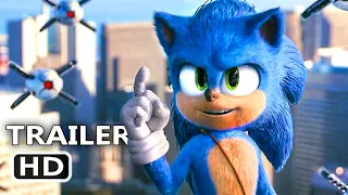 SONIC THE HEDGEHOG "Faster Than Missiles" Trailer (NEW, 2020) Jim Carrey Movie HD