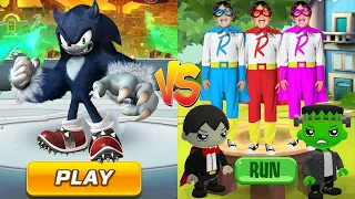 Tag with Ryan vs Sonic Forces Speed Battle Werehog New Character Unlocked Halloween Update Gameplay