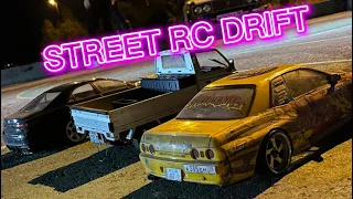 Дрифт на RC DRIFT моделях ночью | Мои впечатления от Sakura D5 | Vlog
