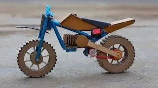 Cardboard mini bike