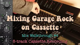 Mixing Garage Rock on Cassette // Tascam 688, 8-Track Cassette Recorder