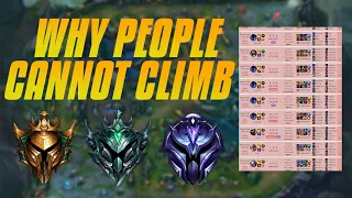 Why People CANNOT Climb - What I Learned From Coaching Gold - Platinum - Diamond Mid Laners