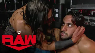 Mustafa Ali blindsides Mansoor with backstage attack: Raw, Oct. 11, 2021