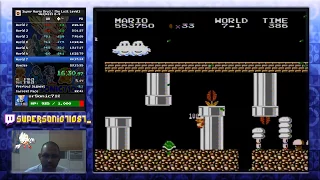 Super Mario Bros.: The Lost Levels Warpless 8-4 Speedrun; 22:42 w/ loads