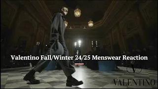 REACTION: Valentino Fall Winter 2024 2025 Menswear