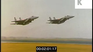 1970s Germany, NATO F-15 Eagles Taking Off