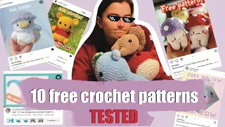 10 FREE crochet patterns TESTED| Beginner Friendly