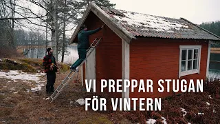 Vi preppar stugan för vintern | Insättning av kamin