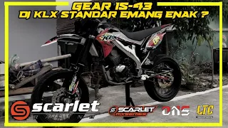 TES GEAR 15-43 DI KLX BF AUTO ILANG GETERNYA DAN TOPSPEED NAMBAH