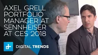 Axel Grell Portfolio Manager at Sennheiser - Interview at CES 2018