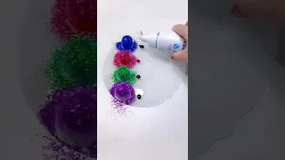 Oddly Satisfying Slime Coloring Video #asmr #satisfyingslime #slimecoloring @highlysatisfying8071