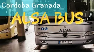 ALSA Bus Cordoba to Granada | Andalusia - Spain 🇪🇦 Bus Trip Report