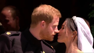 God Save the Queen (UK National Anthem). The Royal Wedding of Prince Harry and Meghan Markle