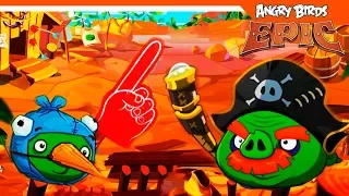 🐦 СВИН ХРЯКОВИЧ ПРОТИВ КАПИТАНА 🐷🌵 Angry Birds Epic (Злые Птицы) Прохождение