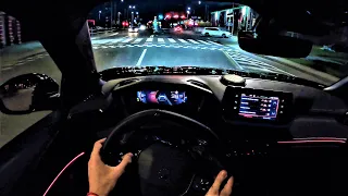 Peugeot 2008 GT-line Amazing Ambient lights! Peugeot 2008 POV test drive . Night POV drive .