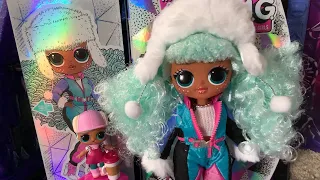 LOL SURPRISE OMG WINTER CHILL ICY GURL AND BRR BB DOLL REVIEW